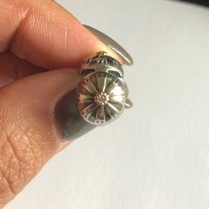 Pandora Snowflake two-tone clip